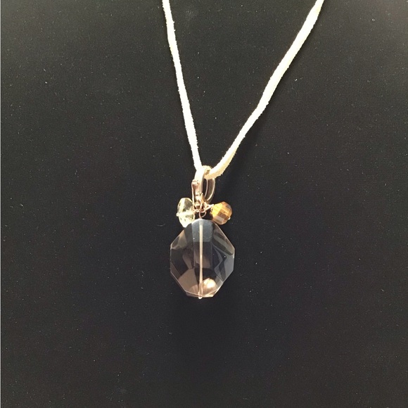 Elegant Brown Quartz Jewelry Set of Necklace & Earrings - Picture 5 of 8